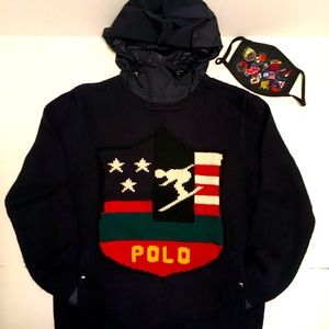 Polo Ski crest sweater hoodie